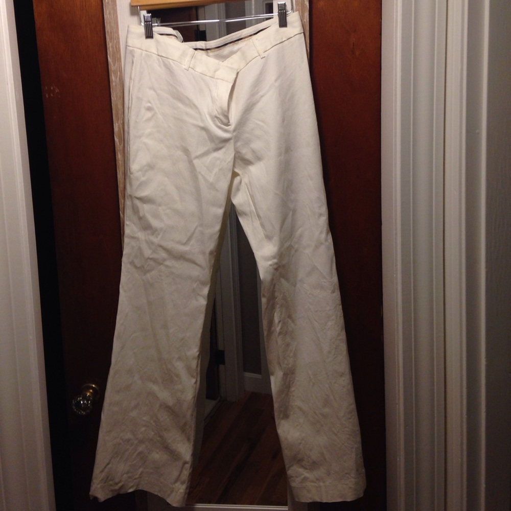 Express Editor pants - stretch - cream 14