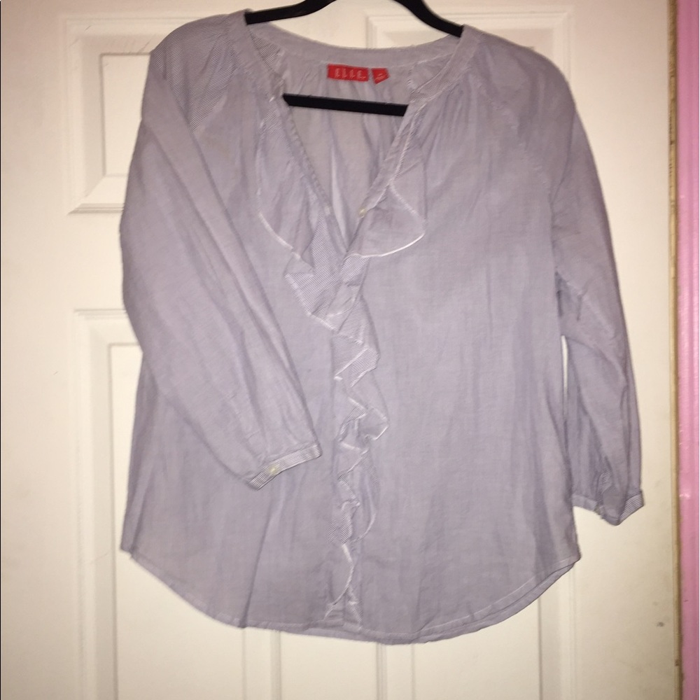 Elle button down