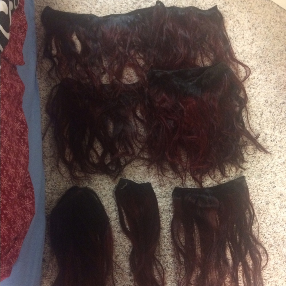 🎀Human hair sew in Hair extensions