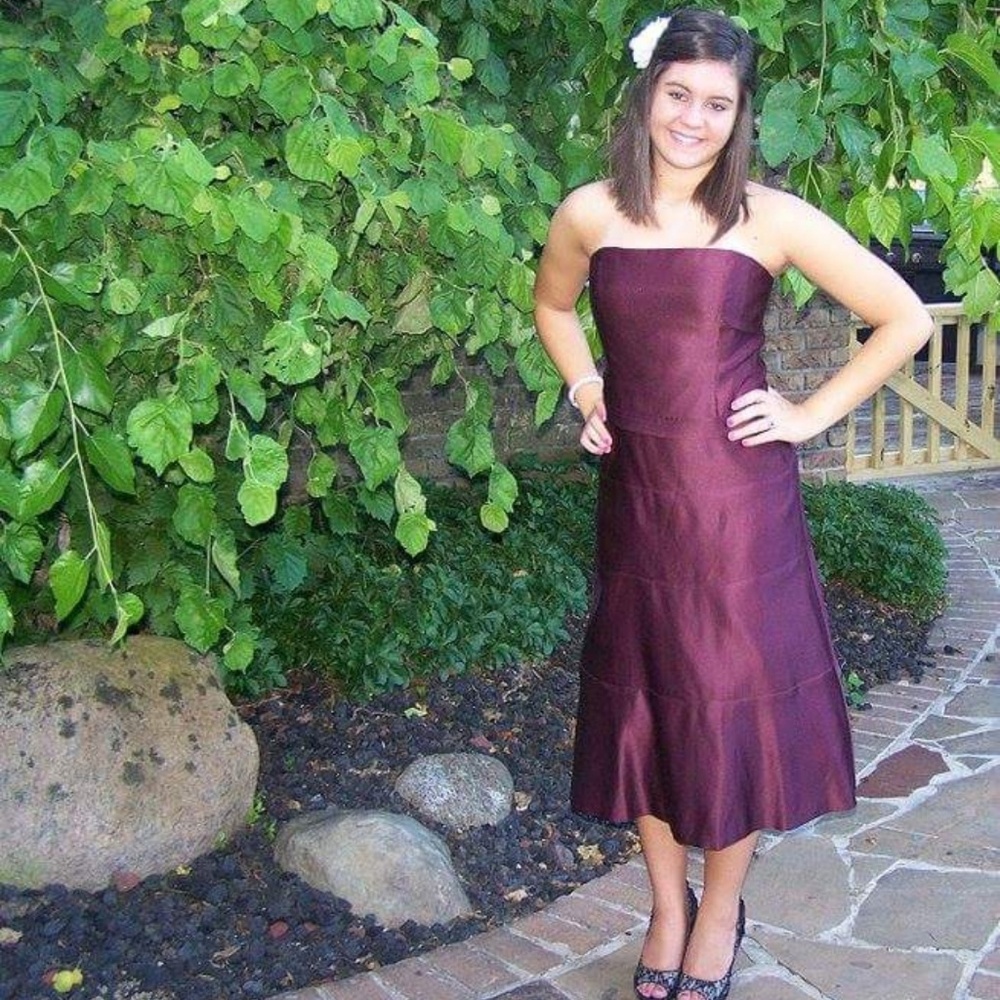 BCBG maroon dress