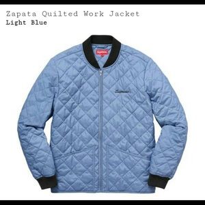 Supreme Zapata Quilted Work Jacket Light Blue