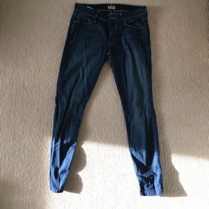 Mother ankle dark wash jeans !
