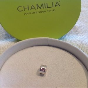 Chamilia Light Rose Lock Bead