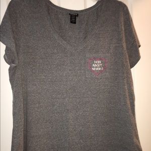 Torrid Gray v-neck shirt