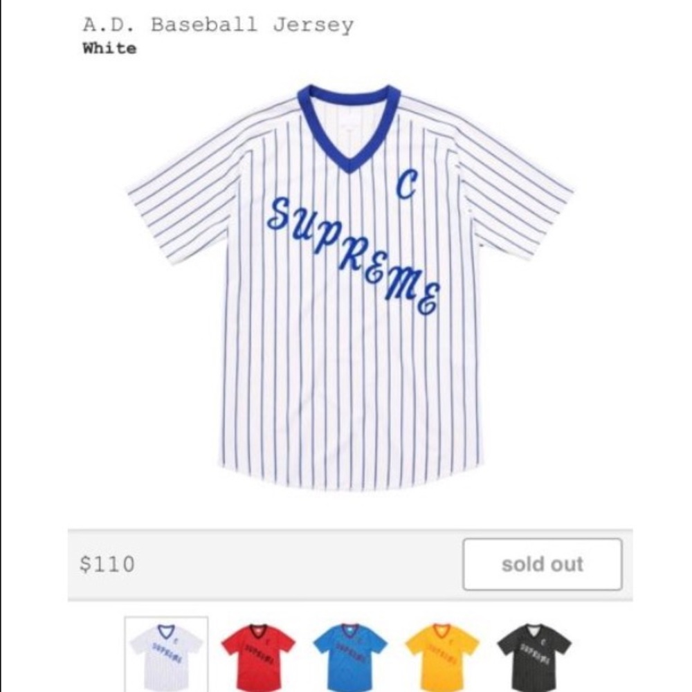 Supreme A.D. Jersey