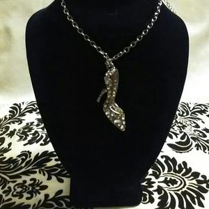 Bling Shoe Necklace