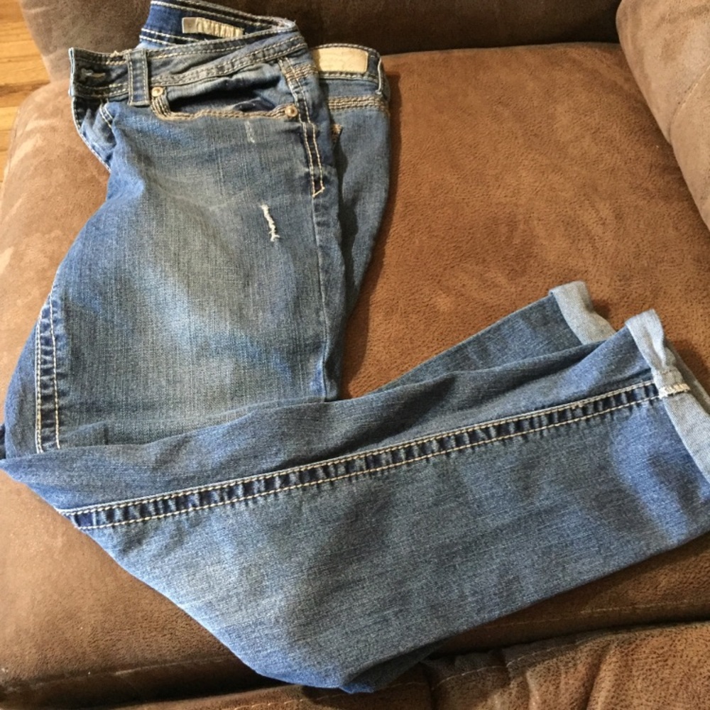 Rolled jeans