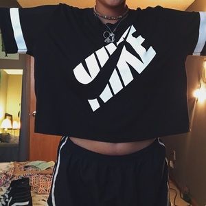 Black Nike logo shirt