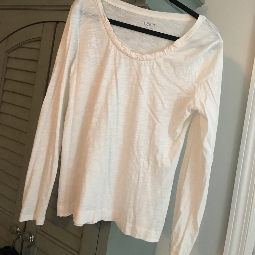 Cream top from Loft!