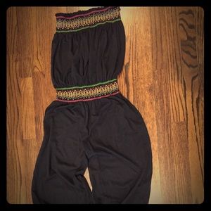 Romeo and Juliet strapless jumpsuit