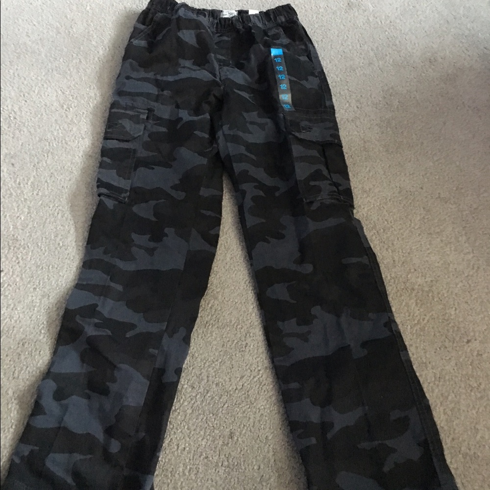 boys camo pants