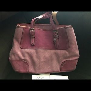 Coach pink bag