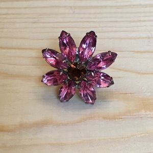 Tarina Tarantino Crystal Flower Ring