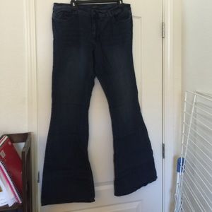 JUST FAB WIDE LEG JEANS