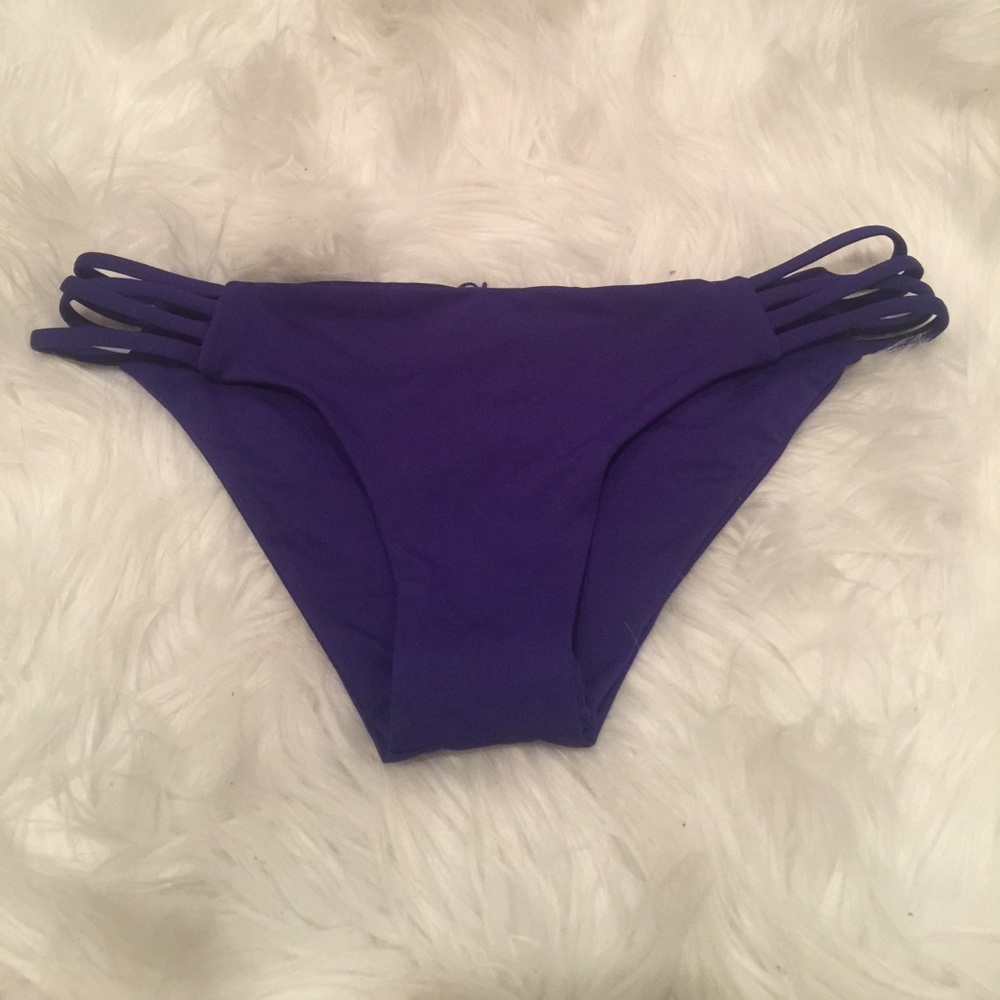 L Space low down sapphire bikini bottoms - small