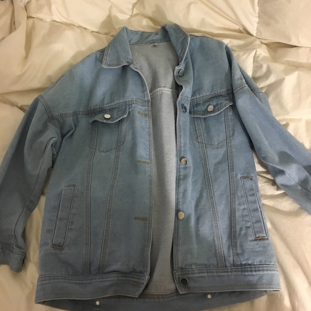 oversized jean jacket