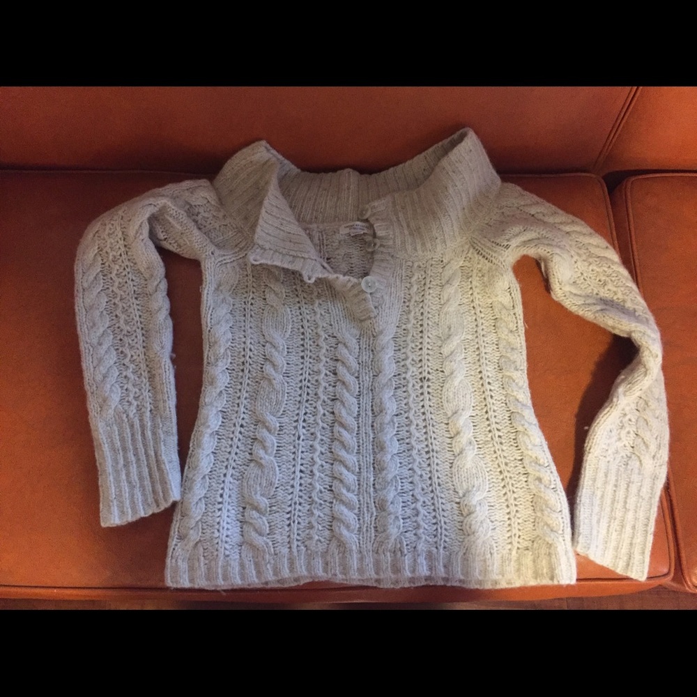 American Eagle Button Sweater