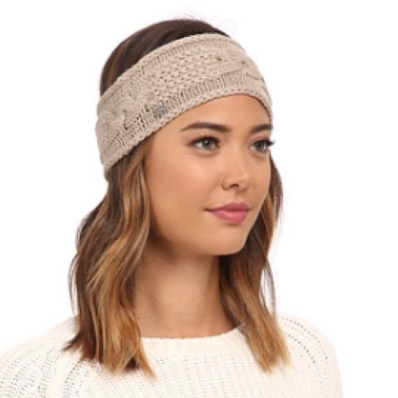 UGG Accessories - NWT Ugg tan Isla Lurex Cable headband ear warmers