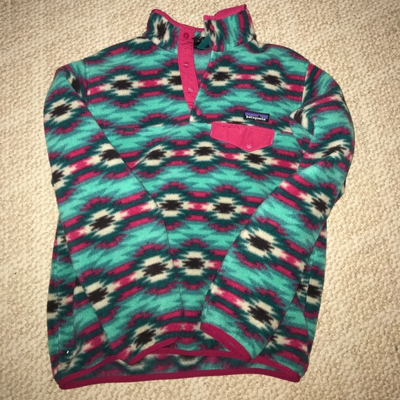 Patagonia Tops - Patagonia Patterned Synchilla