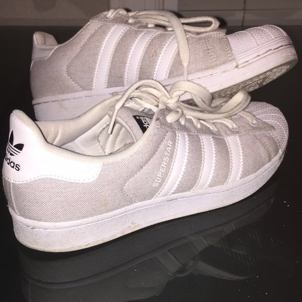 White and Gray adidas