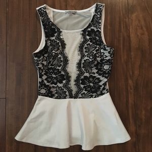 Mesh & Lace Pendulum Top
