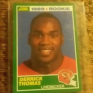1989 score 258 derrick thomas rookie card