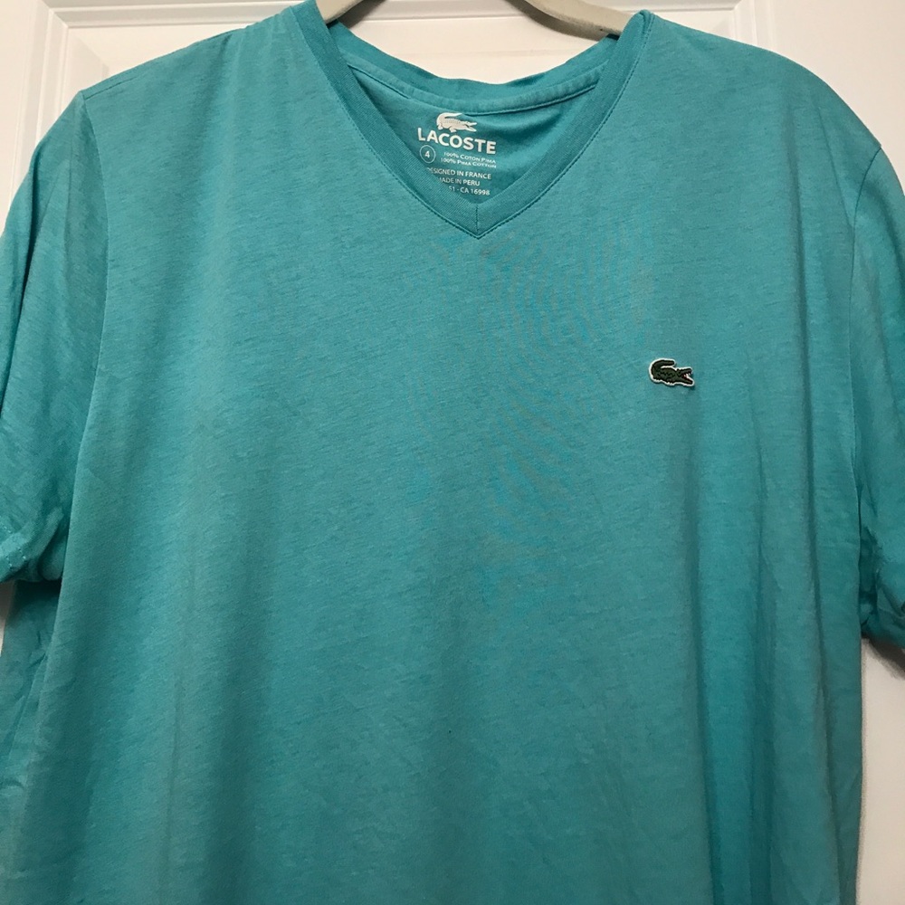 Lacoste men's tee shirt-size 4