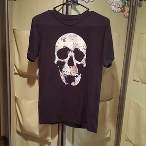 Men's Aeropostale Floral Skull T-shirt