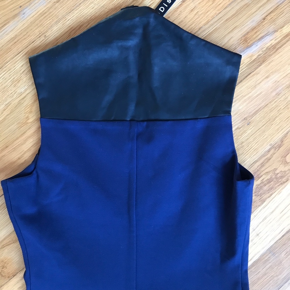 Modiste Faux Leather Trim Body-Con Dress - Picture 6 of 6