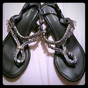 Jeweled sandals