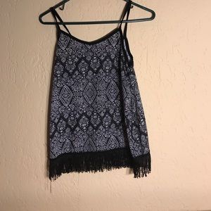 Black & white tank top