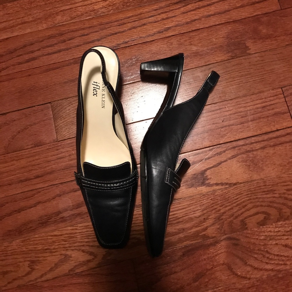 Navy blue shoes