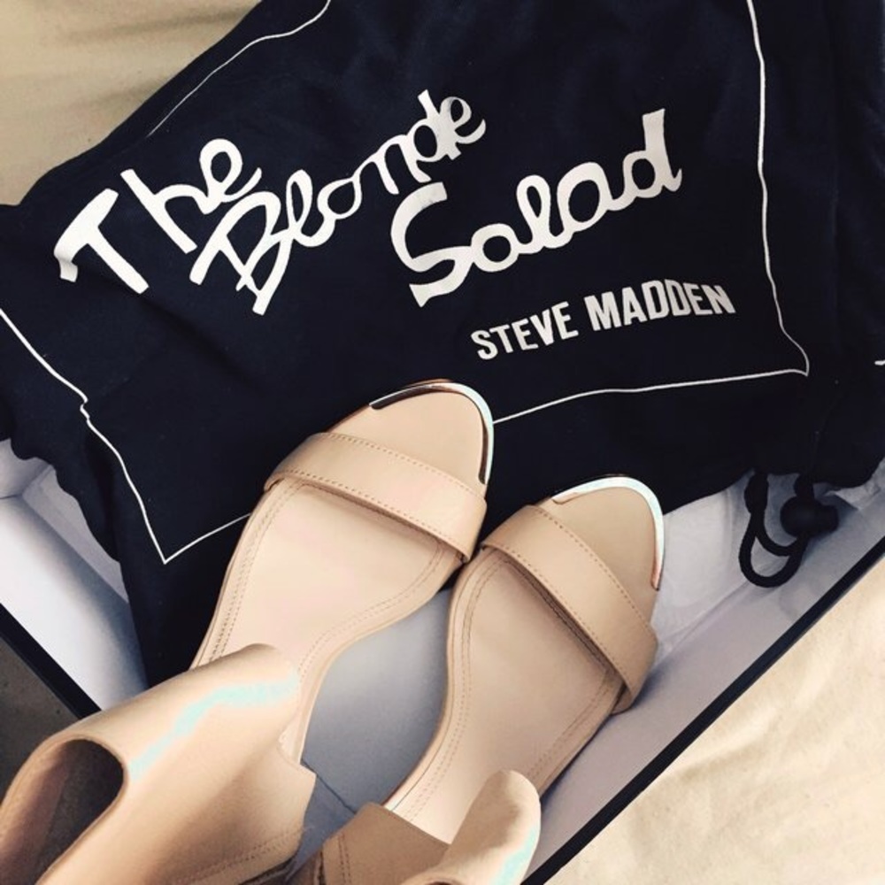 Steve Madden x Blonde Salad Nude Sandals SZ10