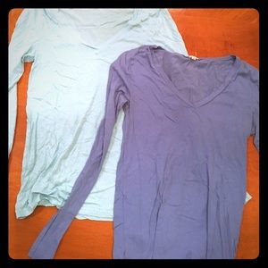 Long sleep jcrew tissue tees