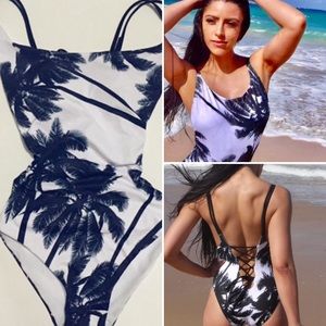 Coco Palm One Piece Swimsuit