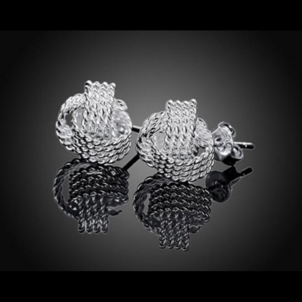 Twisted Love Knot Earrings