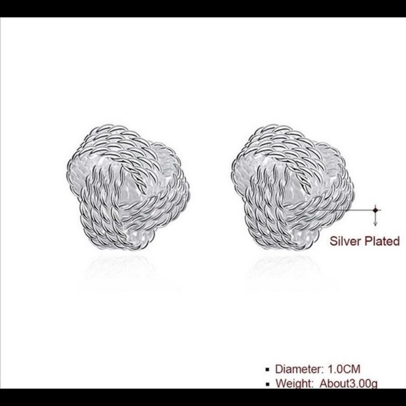 Twisted Love Knot Earrings - Picture 4 of 4