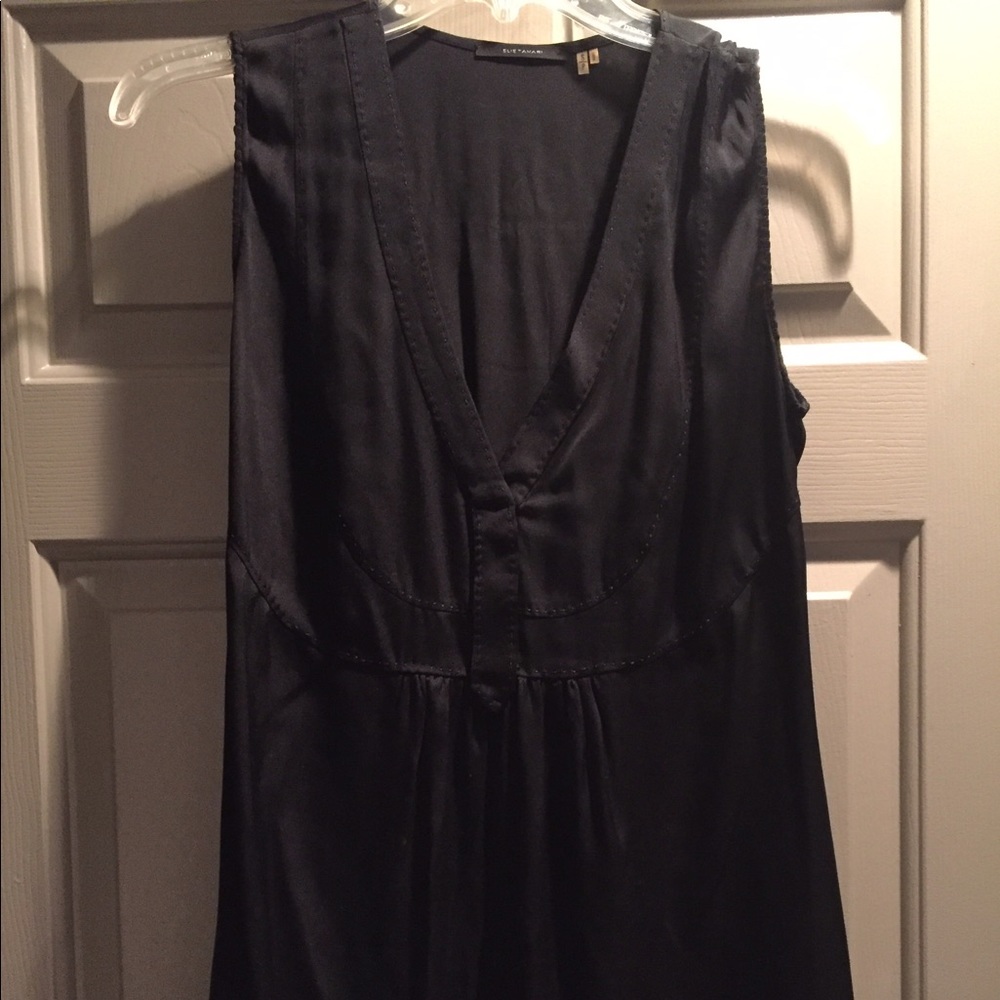 Black Elie Tahari Shirt/Dress