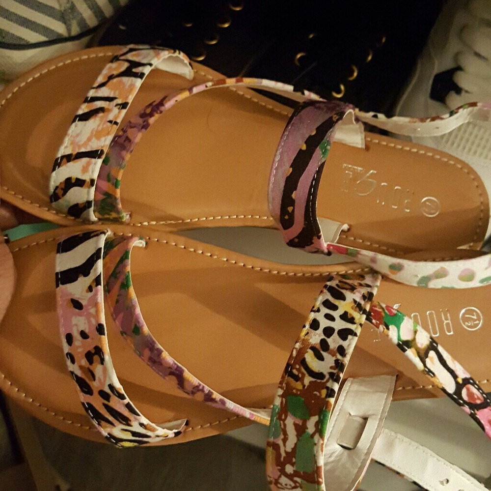 Colorful sandals