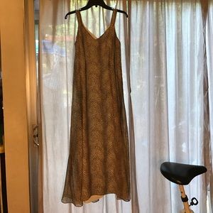 Dana Buchman Leopard Printed Long Dress