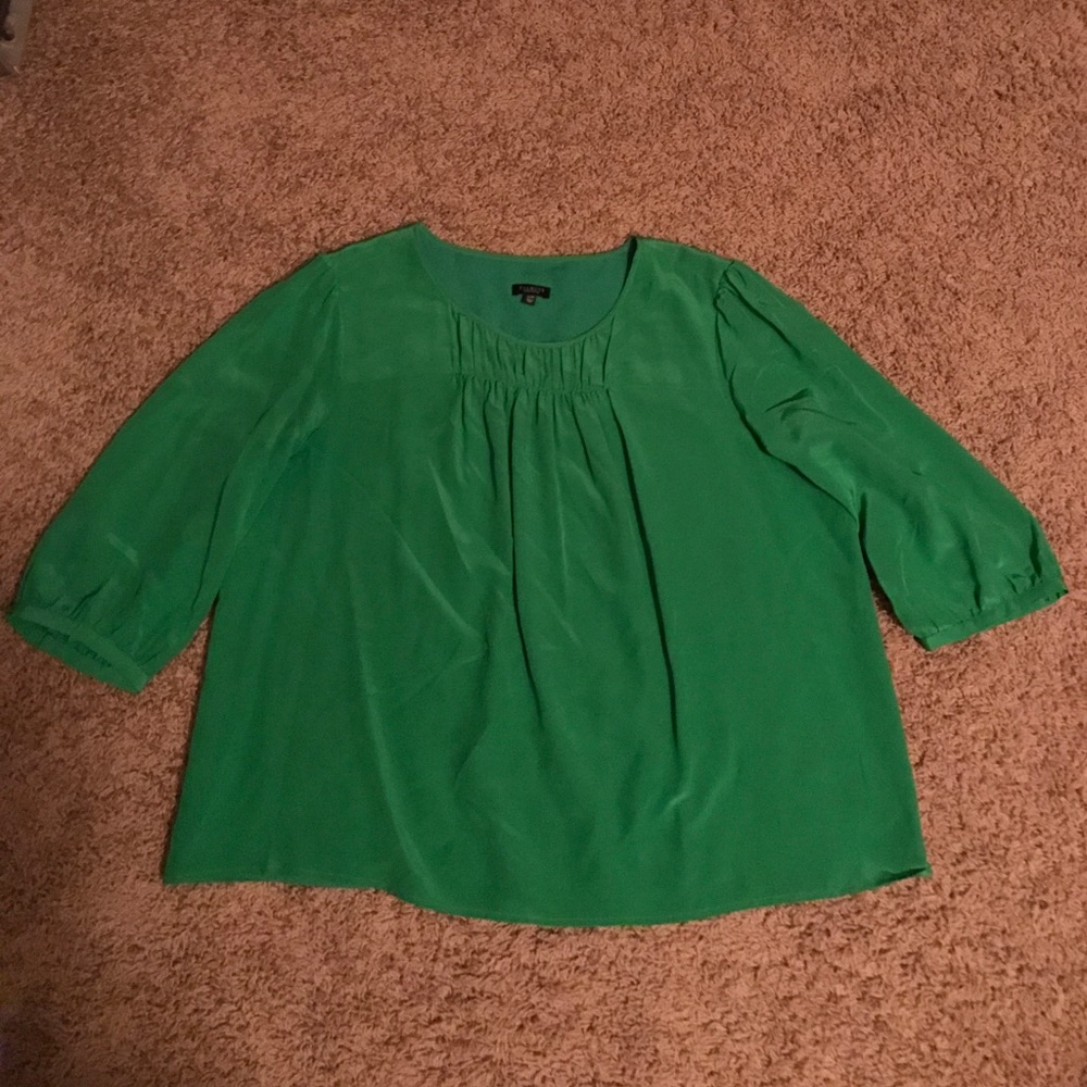 Talbots silk blouse 2XP