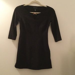 Black 3/4 length sleeve dress