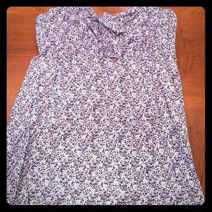 Jcrew strapless floral dress