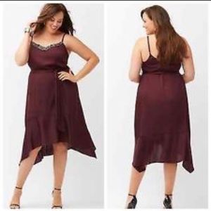 Lane Bryant slip dress with stones
