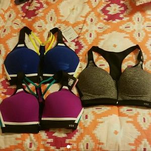 34DD VSX sports bras LOT VS