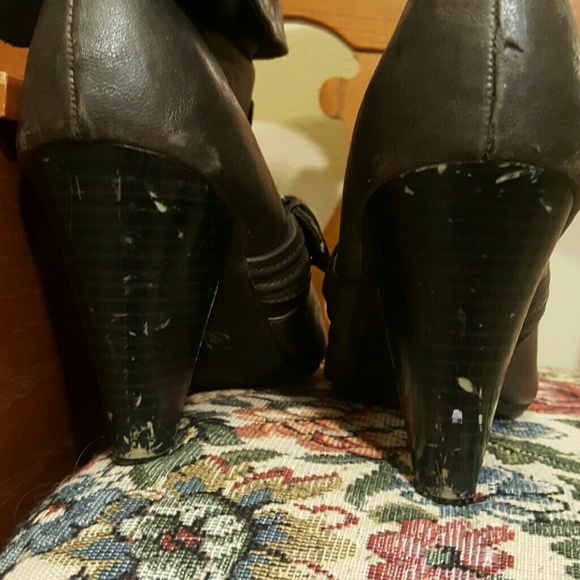 Fabulous Gray Ankle Boots Sz 9 - Picture 8 of 8