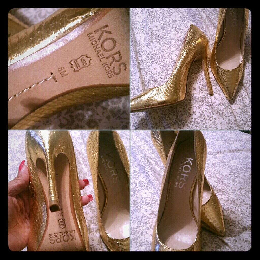 KORS by Michael Kors Aberly Genuine Snake