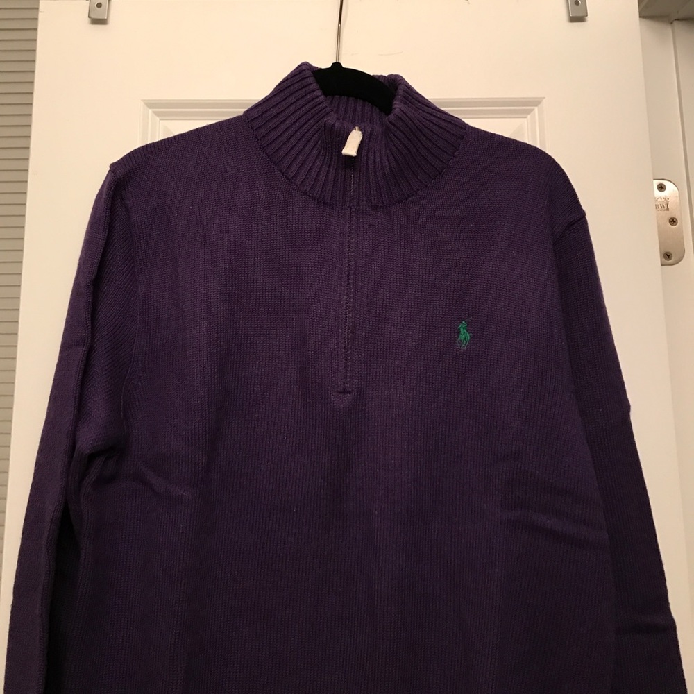 Polo 3/4 zip sweater