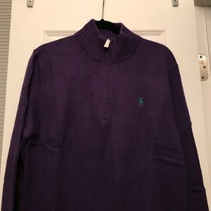 Polo 3/4 zip sweater