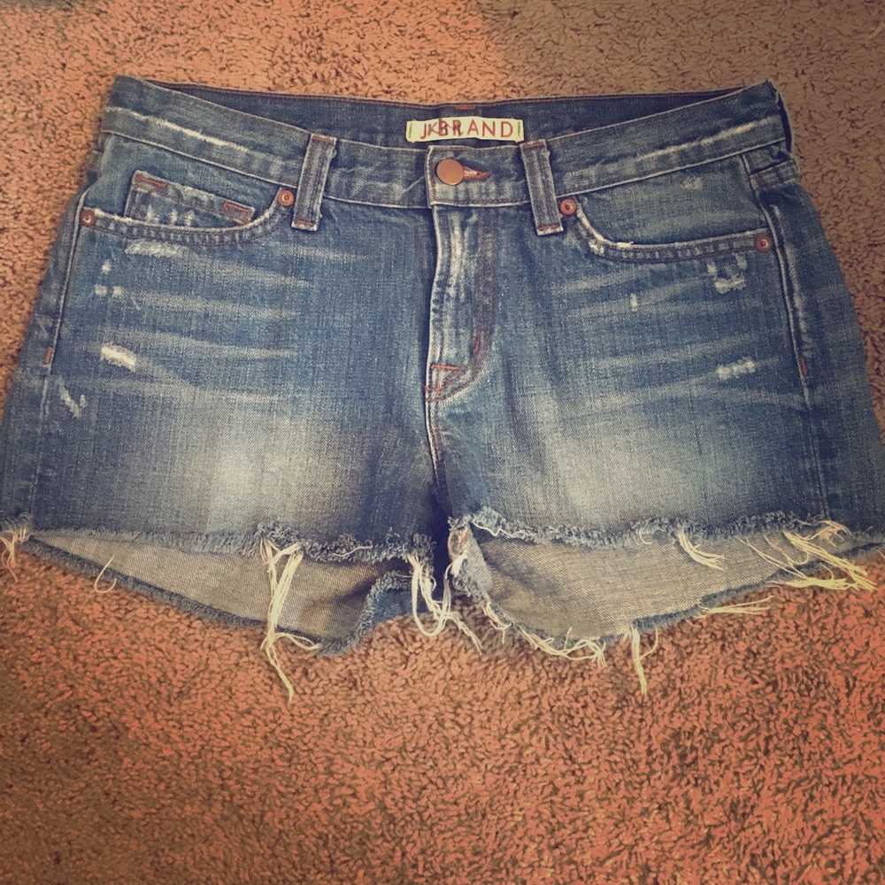 J Brand Cut-Off Denim Shorts - Size 28